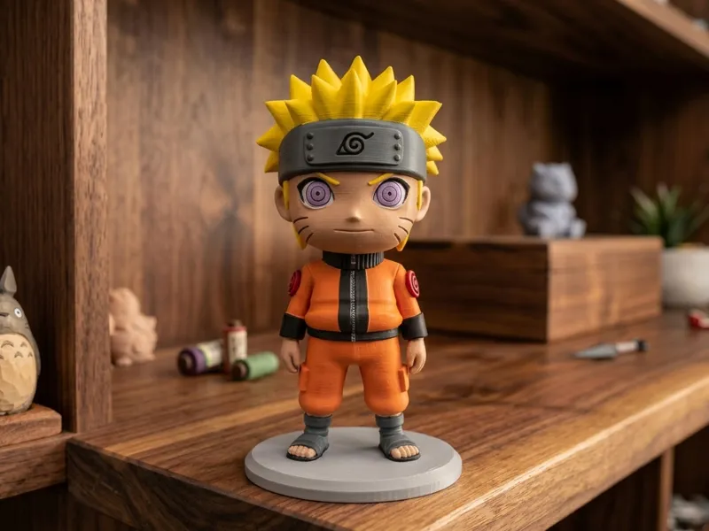 Naruto Uzumaki Chibi Figurine | Desk & Shelf Buddy