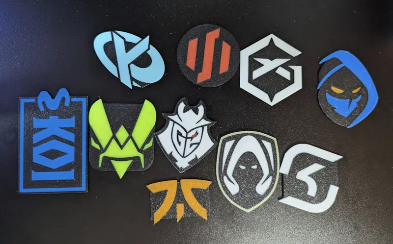 LOL LEC teams logo - Magnet and Keychain