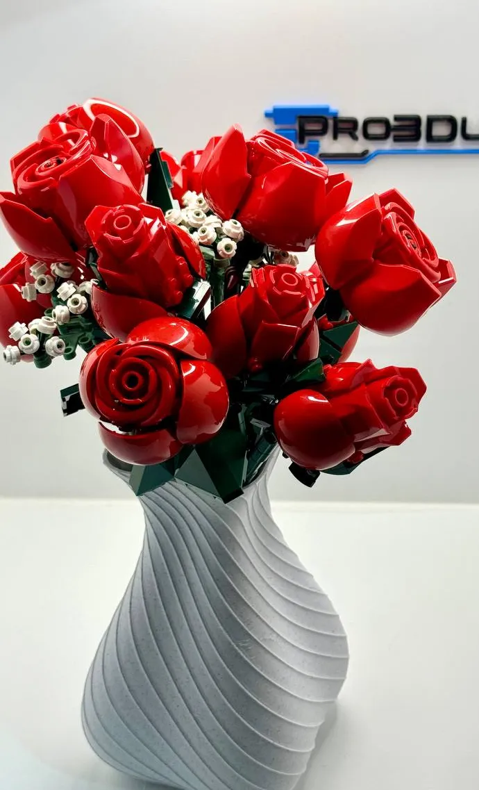 Vase pour Brick Bouquet de Roses