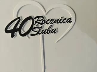 Topper 40 Rocznica Ślubu