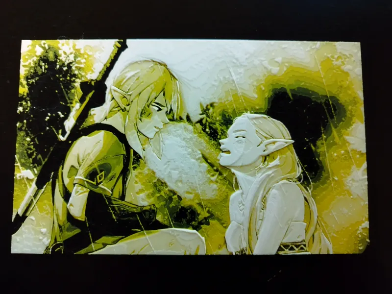 Zelda crying HueForge