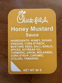 Honey Mustard Sauce Contactless Pay