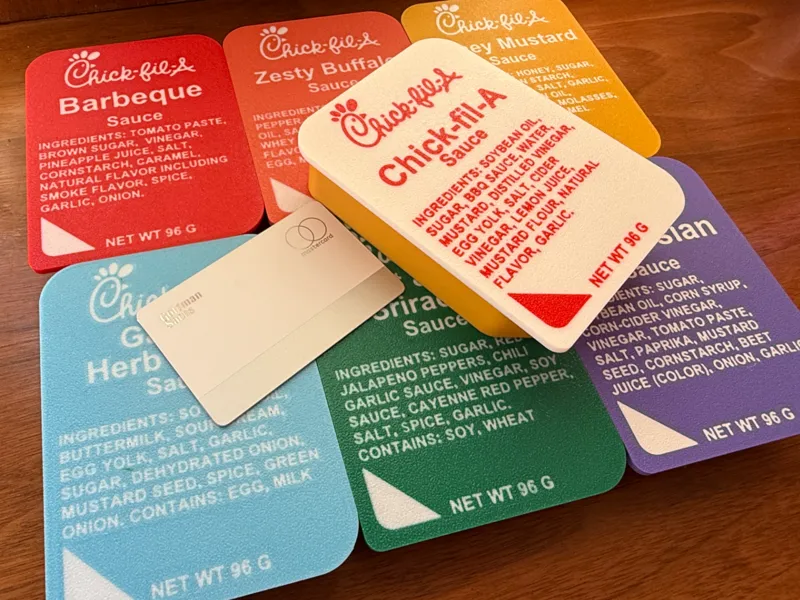 Chick-fil-pAy Sauces Contactless Pay