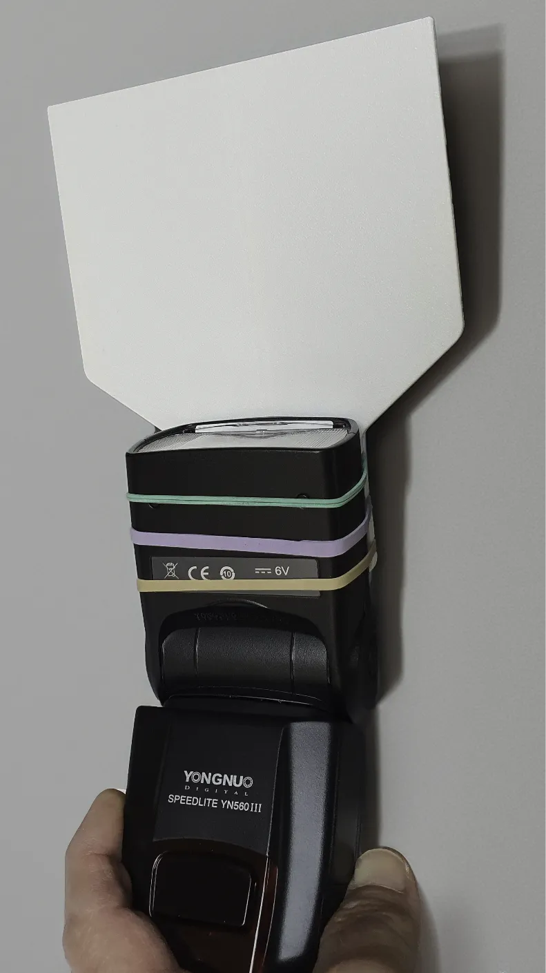 Blitzlicht-Streuschirm / Flash diffuser