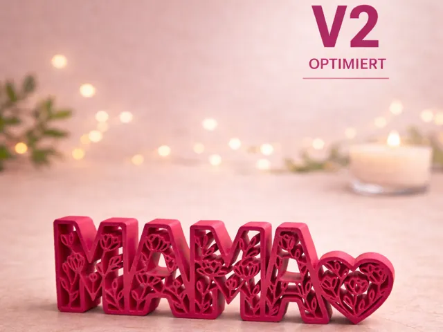 Mother’s Day MAMA Display – Floral Heart