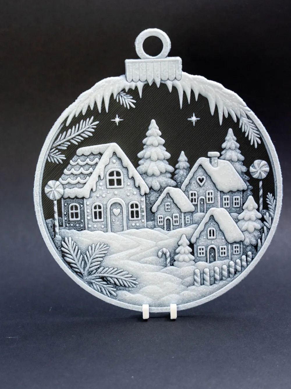 10 Pezzi Palline Di Natale Trasparenti 4cm - Sfere In Plastica Riutilizzabili Per Decorazioni Fai Da Te, Da Riempire Con Caramelle E Foto, Addobbi Albero - 2