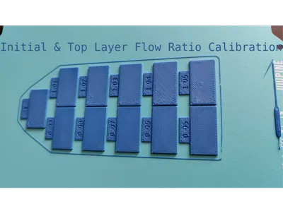 Initial & Top Surface Flow Ratio Calibration