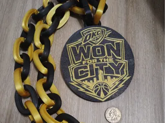 OKC Thunder Hype Chain Pendant 