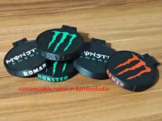 MonsterEnergy can lid collection print in Place