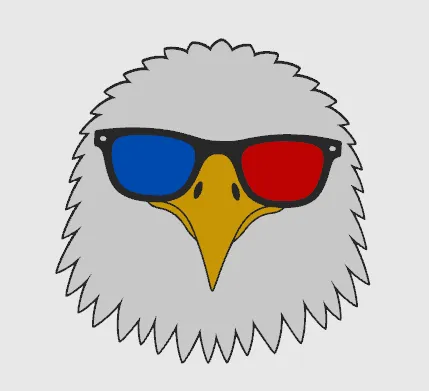 Freedom Eagle Stud Earrings view 4