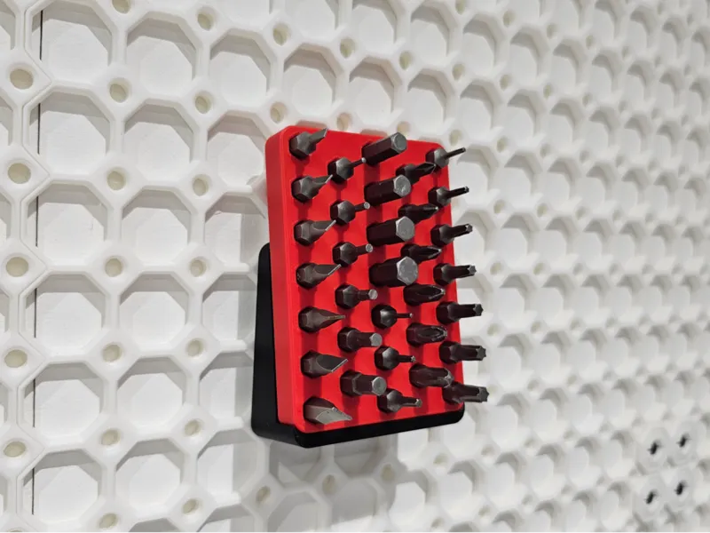 Latching Screwdriver Bits holder for Multiboard