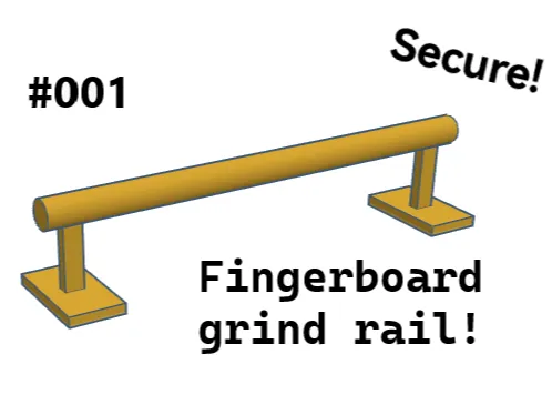 Fingerboard obstacle #001