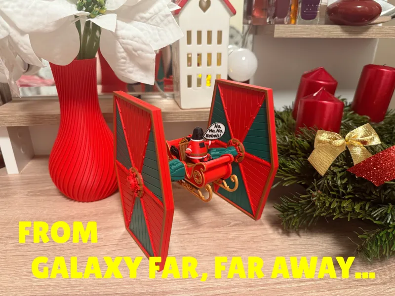 Santa from galaxy far far away