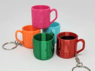 JW.ORG Coffee Mug Keychain