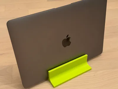Vertical laptop stand