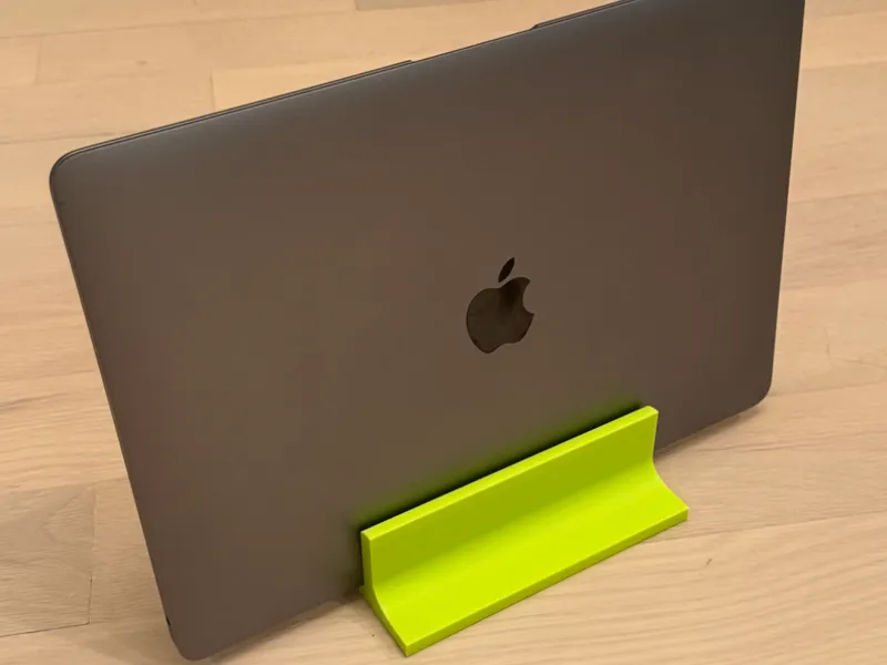 Vertical laptop stand