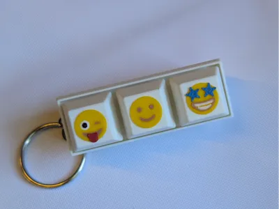Emoji smiley faces keycaps
