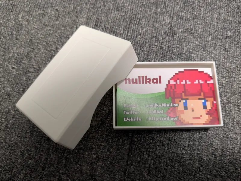 Simple business card case