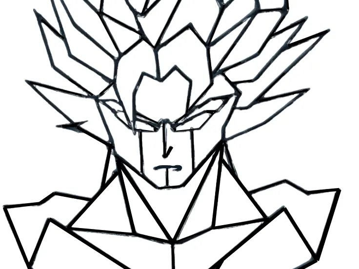 Son Goku Geométrico