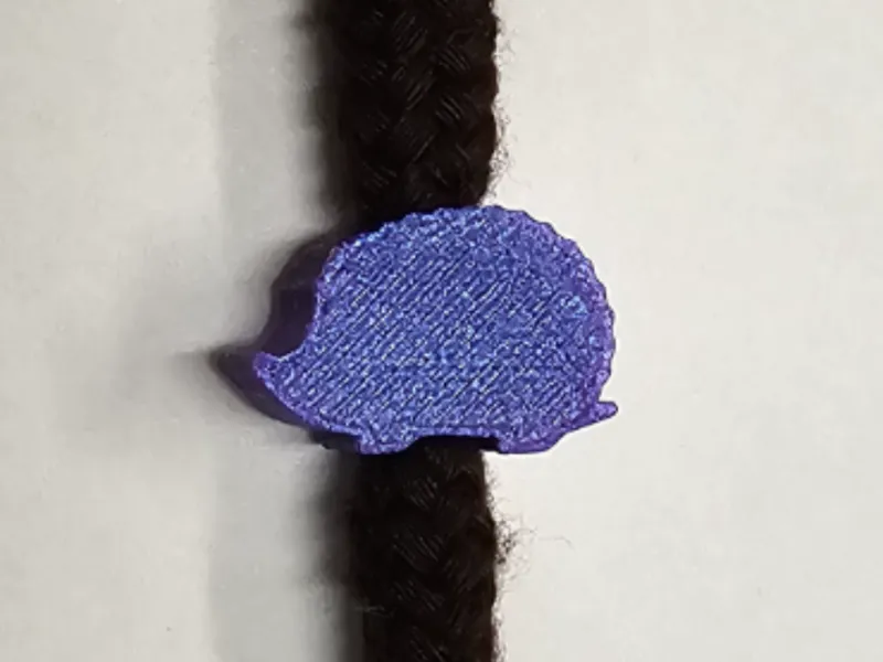 Hedgehog Drawstring Bead - free commercial use