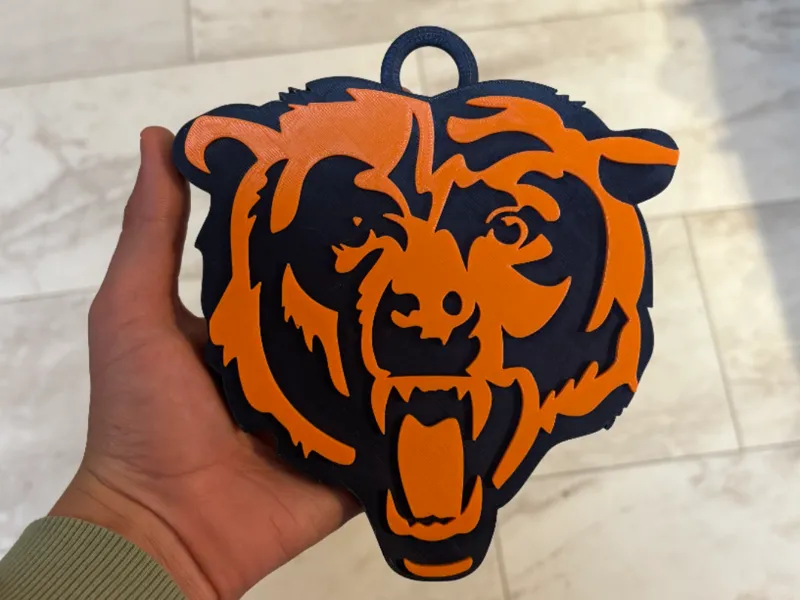 Chicago bears pendant