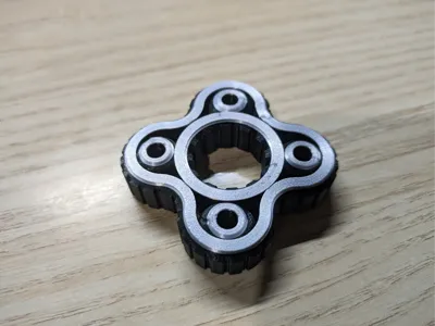 Quad fidget spinner