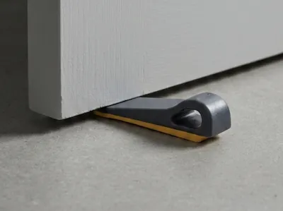 Ultra-Light Door Stop | Non-Slip Rubber Band Grip