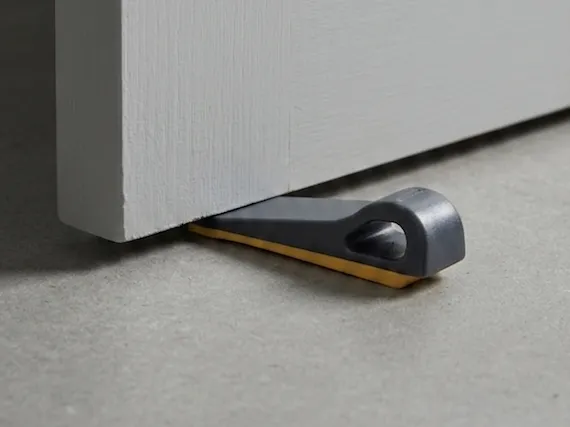 Ultra-Light Door Stop | Non-Slip Rubber Band Grip