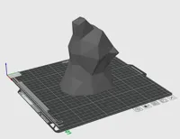 Trophée mural ours low poly — photo 3