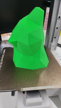 Trophée mural ours low poly — photo 2