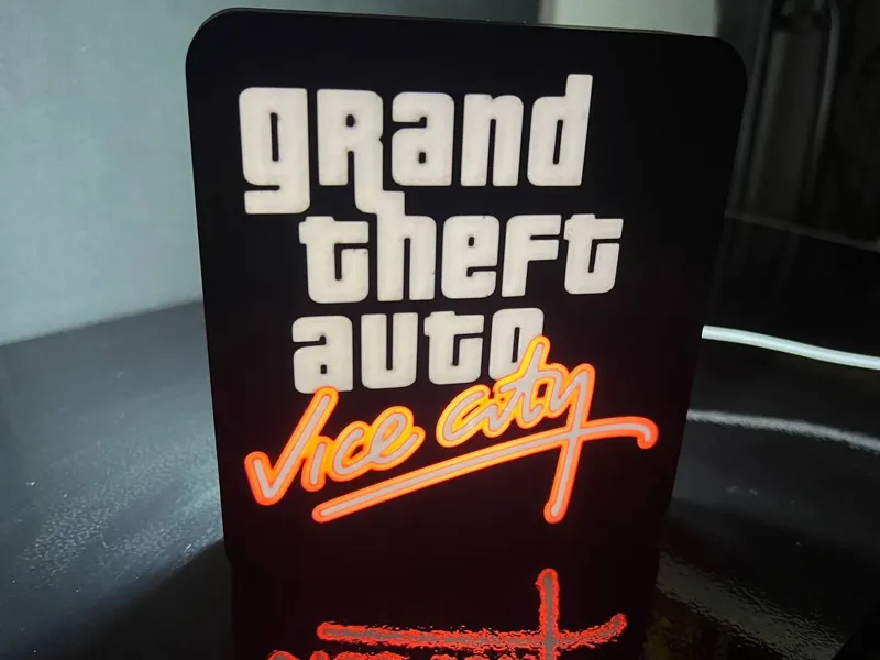 GTA Vice City Grand Theft Auto Vice City Lightbox