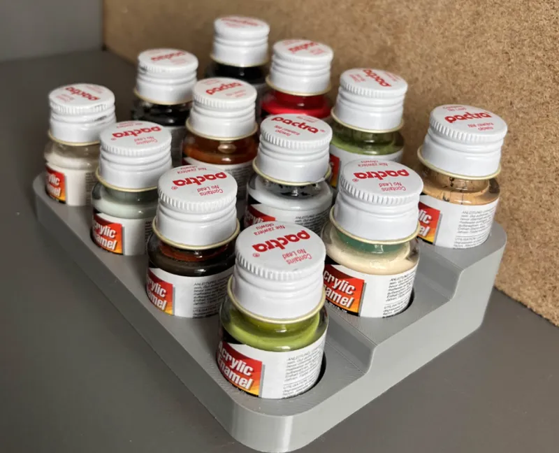 Pactra paints stand