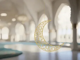 Ramadan crescent moon V2