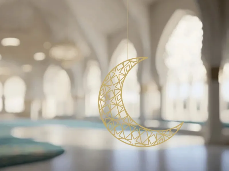 Ramadan crescent moon V2