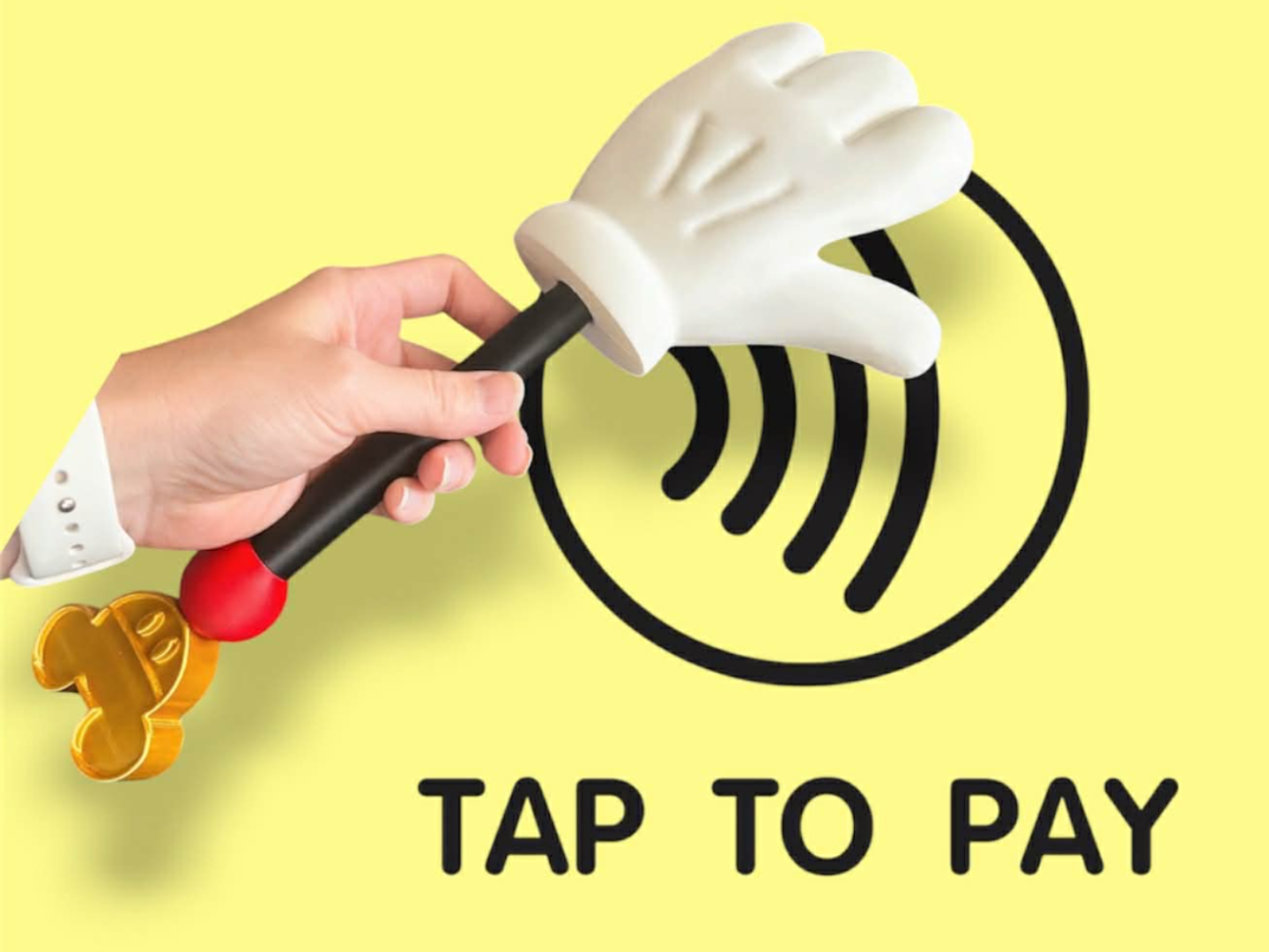 Mickey Minnie Mouse Hand Tap to Pay Wand