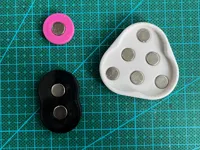 0.2mm layer, 2 walls, 15% infill magnet 6x3mm