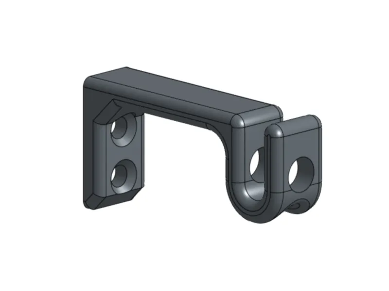Adjustable curtain rod center support