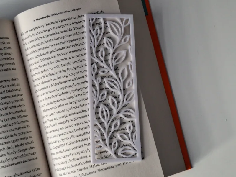 Flower bookmark Leaves