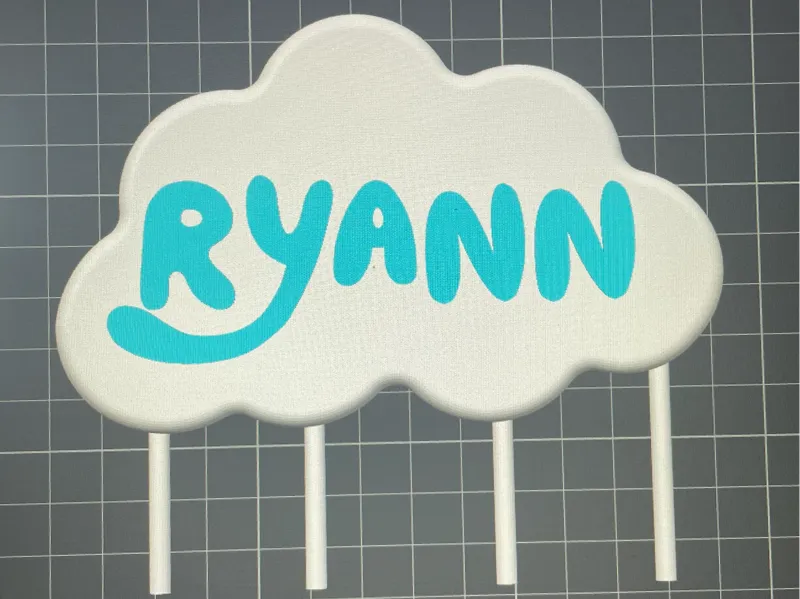 Bluey cake topper