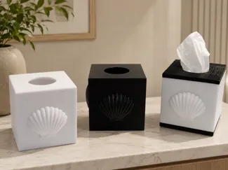 Shell Tissue Box Cover