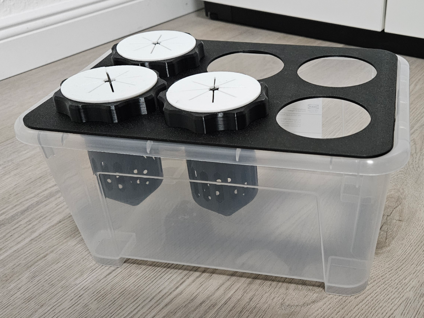 Parametric Net Pot Rack - Hydroponic Grow Box