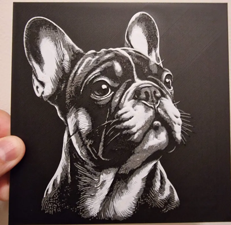French bulldog hueforge