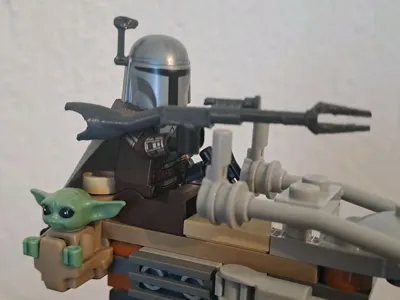 Mandelorian legos rifle (one piece)