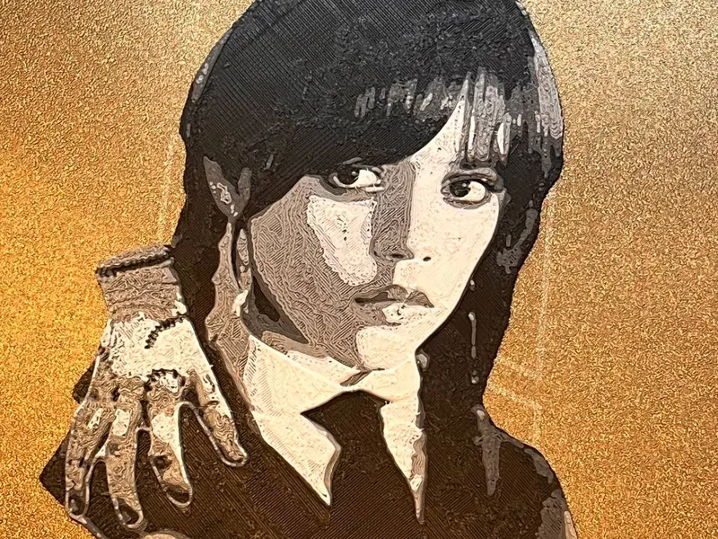 Hueforge Wednesday Addams