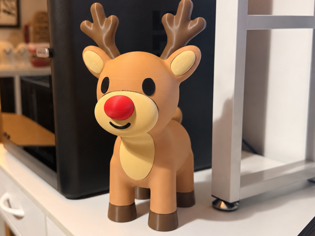 Christmas Chunky Rudolph Reindeer | No AMS Needed - 1