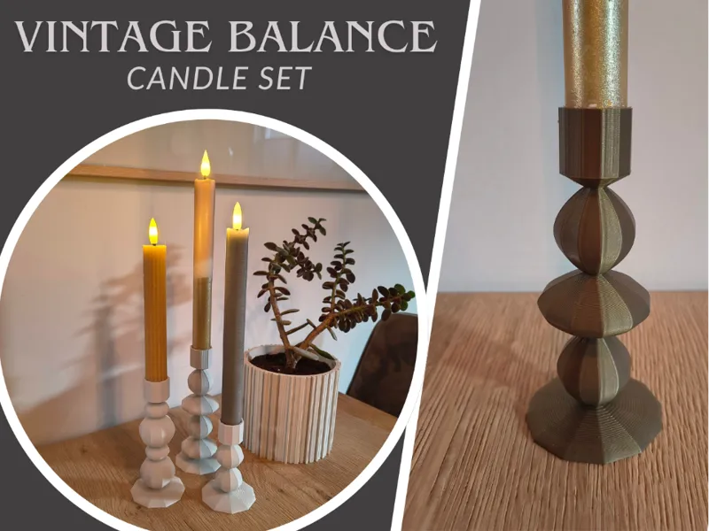 Vintage Balance - Candle Set