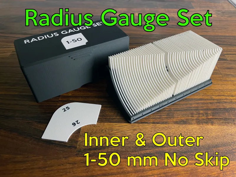 WM Radius Gauge Set 1-50 mm