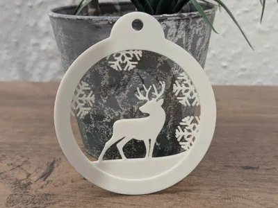 Reindeer Christmas Ornament