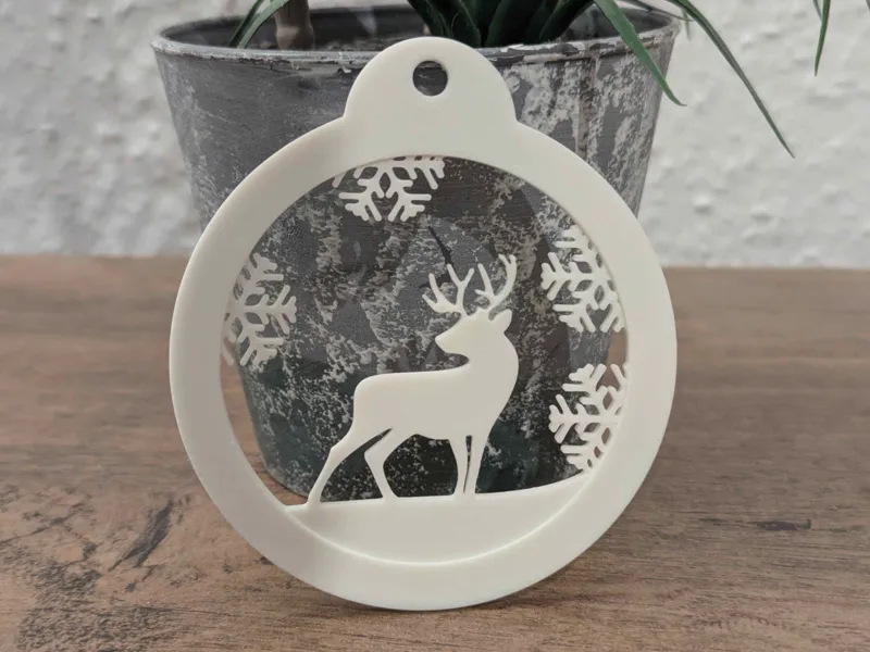 Reindeer Christmas Ornament