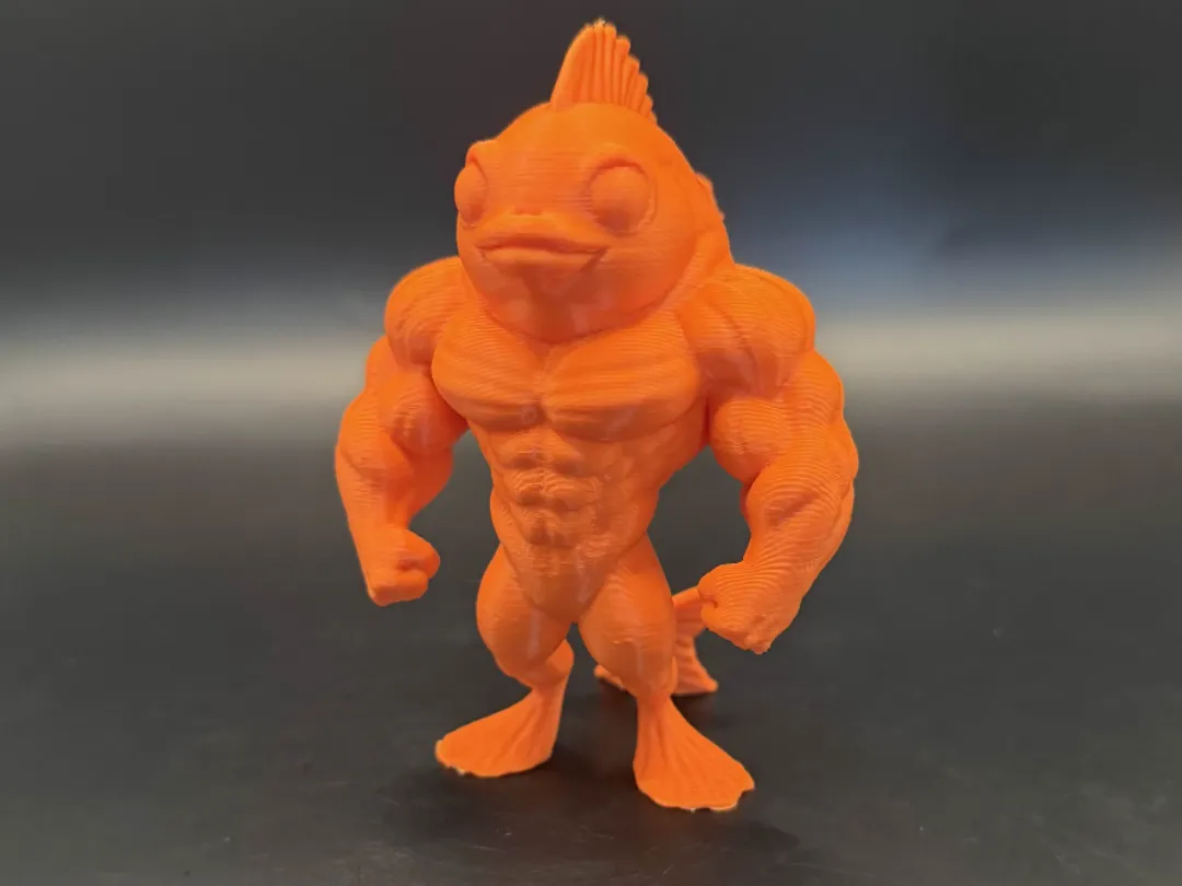 Fish With Big Muscles - Free 3D Print Model - MakerWorld